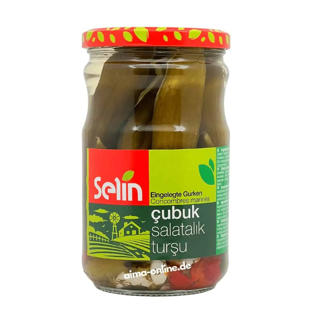 Selin Çubuk Salatalık Tursusu salatalık turşusu 620gr