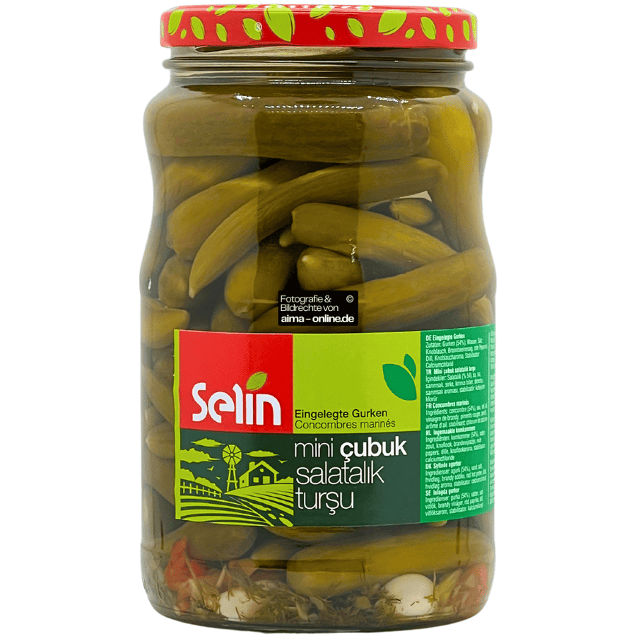 Selin - Eingelegte Gurken (Mini Cubuk Salatalik Tursu) 870g