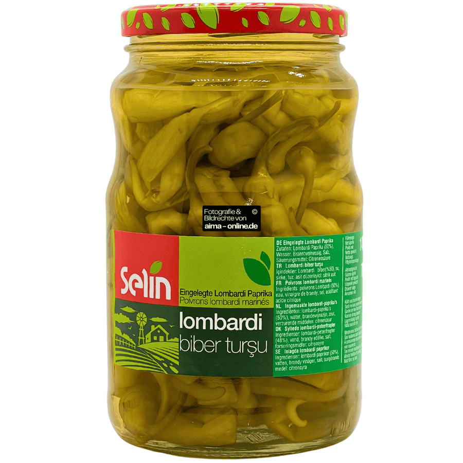 Selin - Eingelegte Lombardi Paprika (Lombardi Biber Tursu) 700g