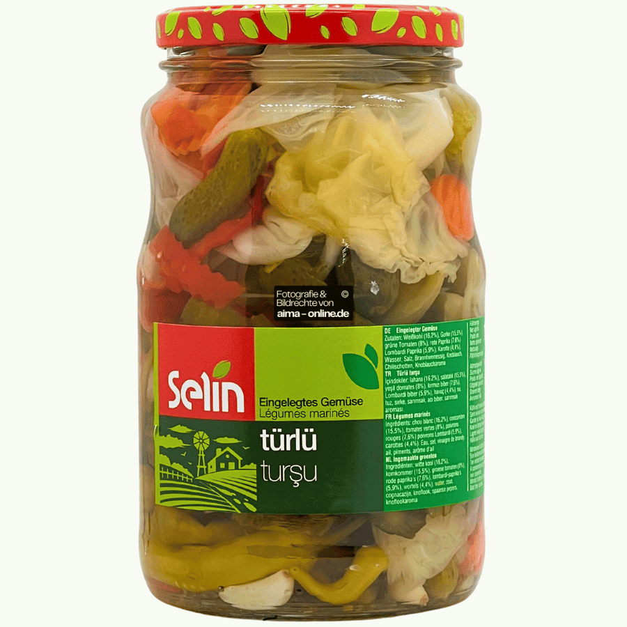 Selin - Eingelegtes Gemüse (Türlü Tursu) 930g