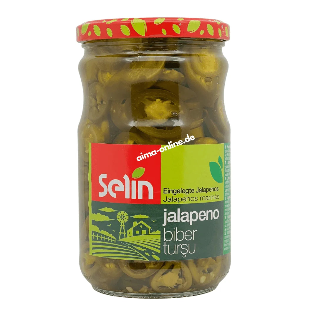 Selin Jalapeno Biber Tursu Jalapeno Turşusu 580gr