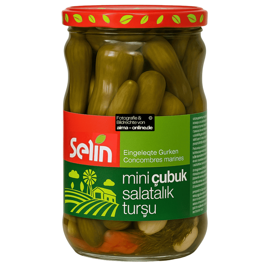 Selin Mini Cubuk Salatalik Tursusu eingelegte Gurken 620g