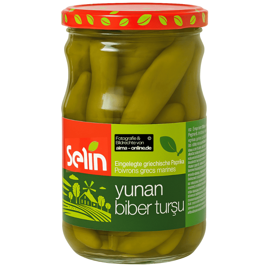 Selin Yunan Biber Tursusu - Eingelegte griechische Paprika 540g