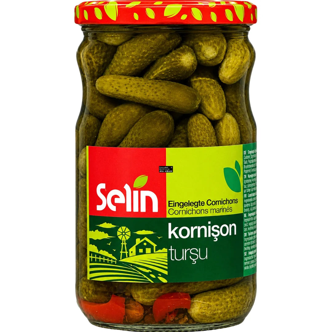 Selin - Cornichons, Kornison Tursu 580g