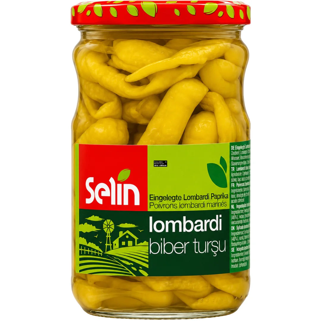 Selin - Eingelegte Lombardi Paprika, Lombardi Biber Tursusu 250g