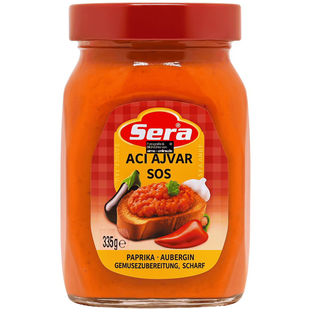 Ajvar in Scharf von Sera