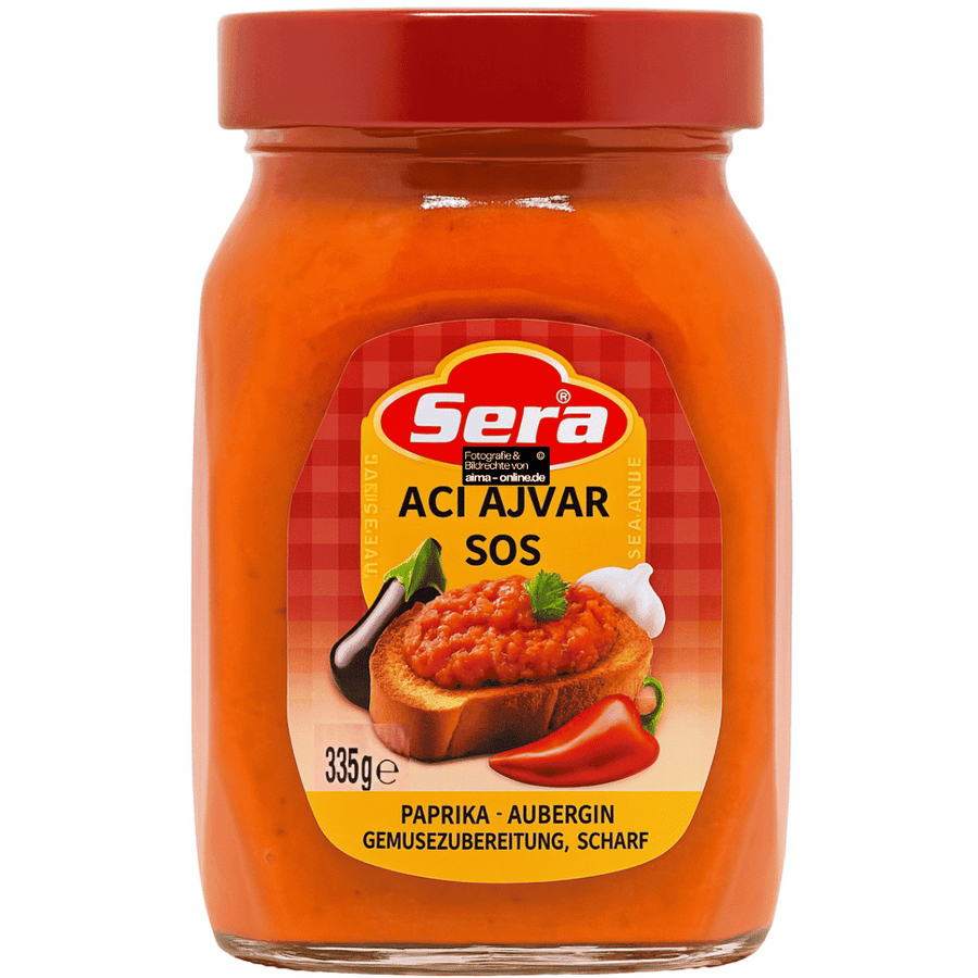 Ajvar in Scharf von Sera