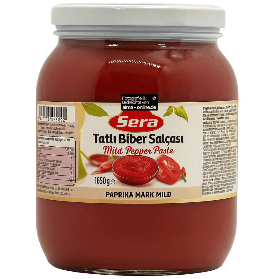 Sera - Paprikamarkin Süß, Tatli Biber Salcasi 1650g