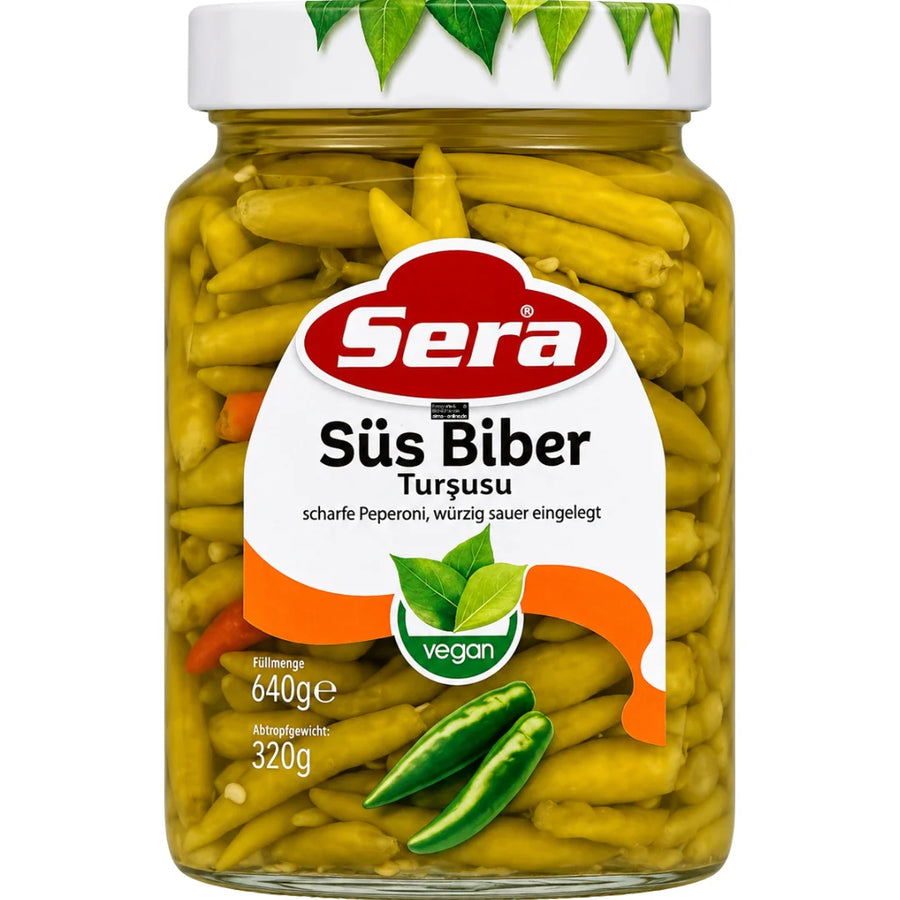 Sera Süs Biber Tursu - scharfe Peperoni 320 g