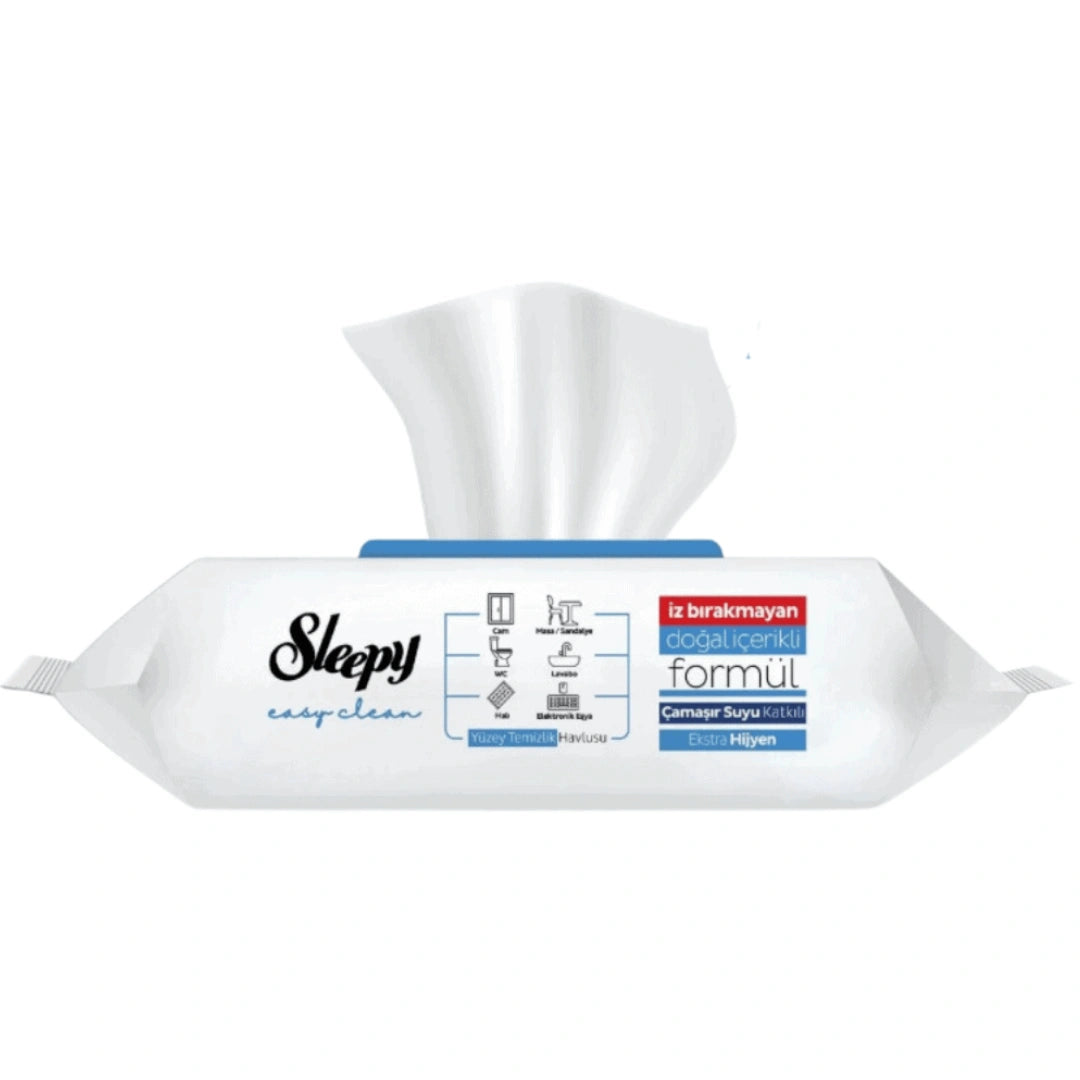 Sleepy Easy Clean - Oberflächenreinigungstücher mit Bleichzusatz 100 Stück