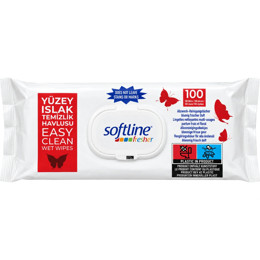 Softline - Allzweck-Reinigungstücher Blumig Frischer Duft 100 Stück
