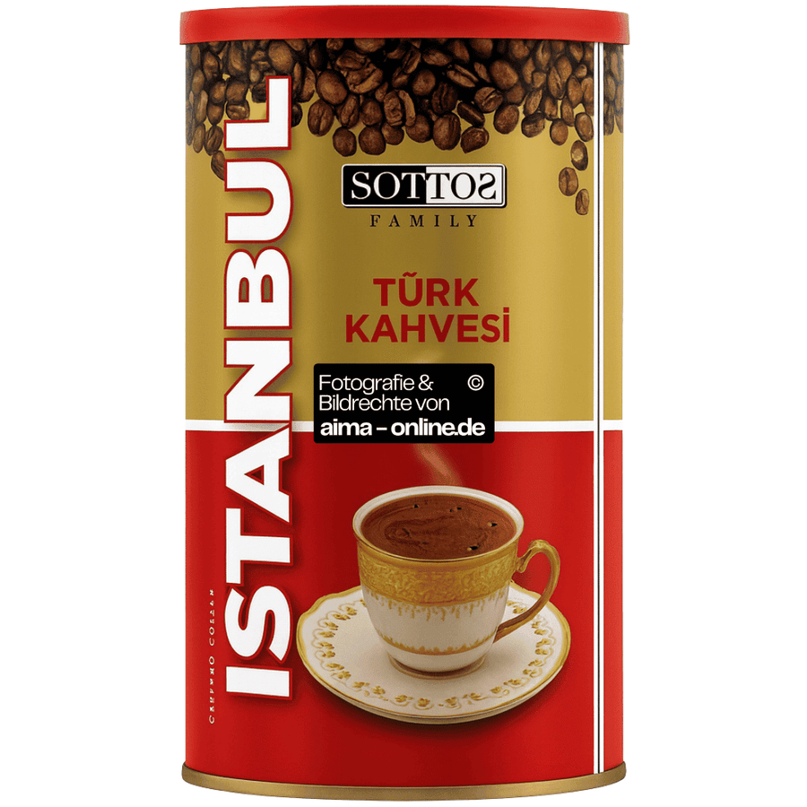 Sottos Family - Fein gemahlener Kaffee nach Türkischer Art, Istanbul Türk Kahvesi 500g