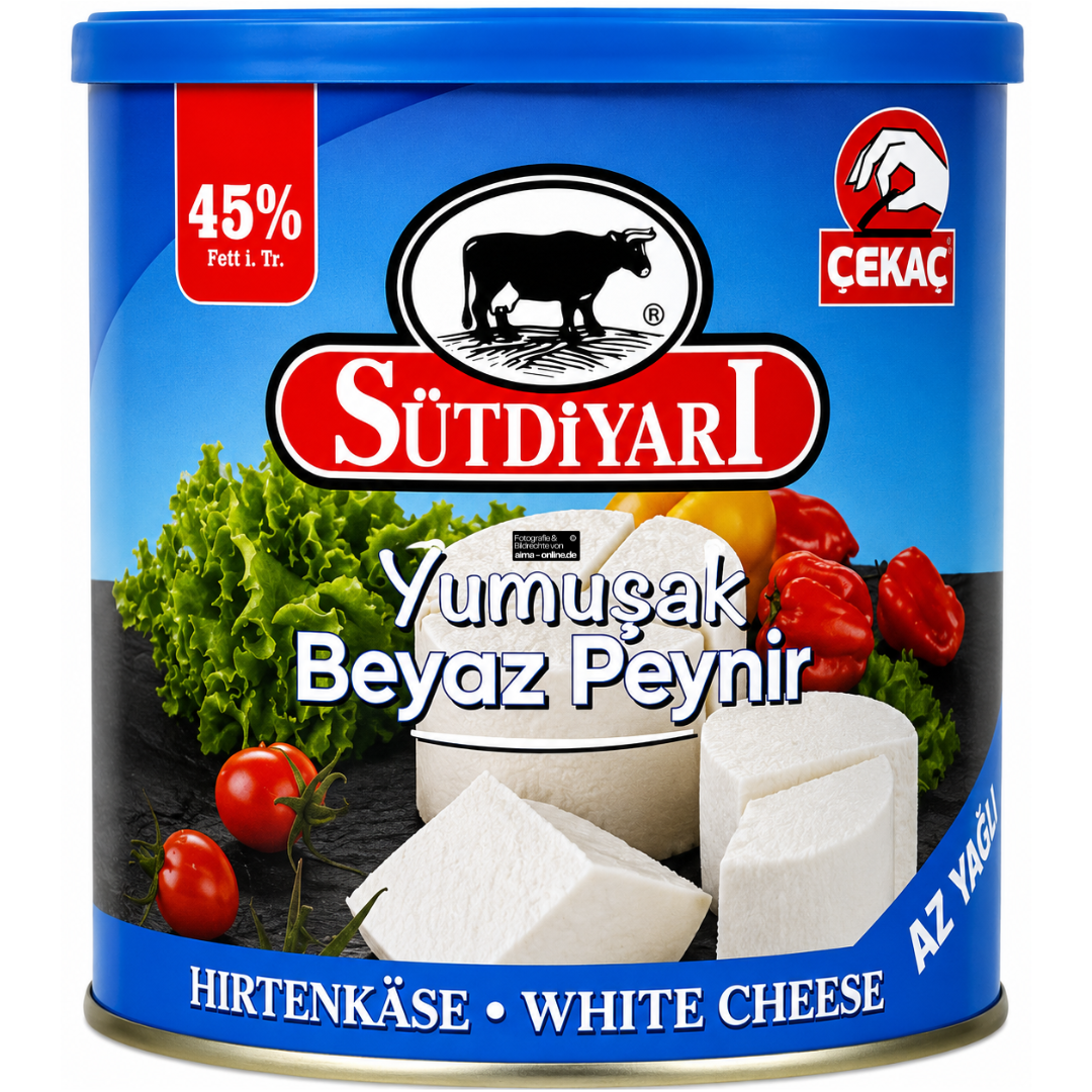 Sütdiyari - Hirtenkäse 45% Fett, Yumusak Beyaz Peynir 400g