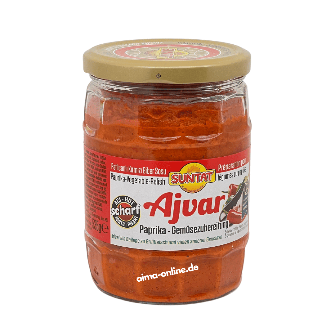 Suntat Ajvar sıcak 535gr