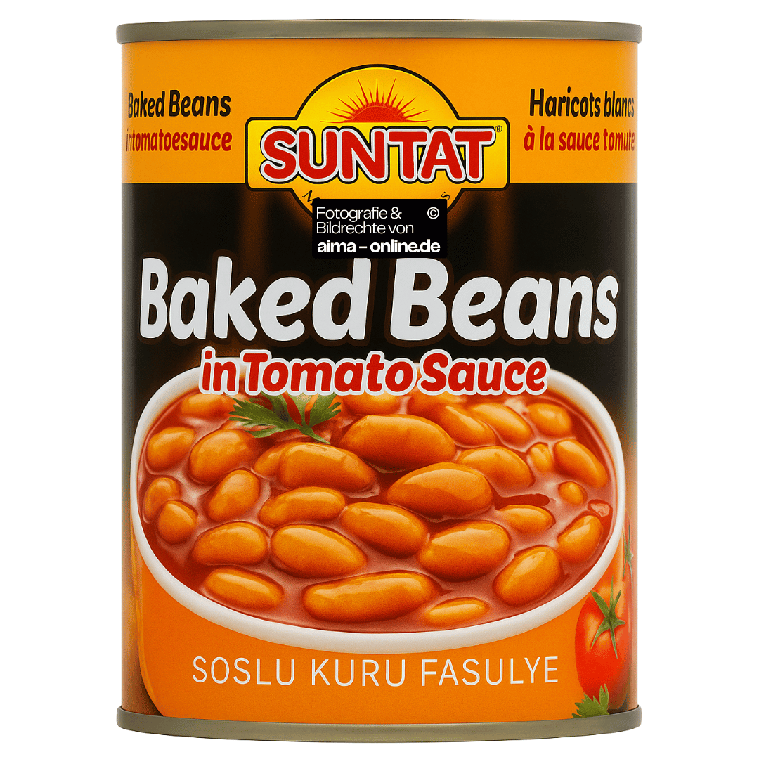 Suntat - Bohnen in Tomatensoße, Soslu Kuru Fasulye 400g