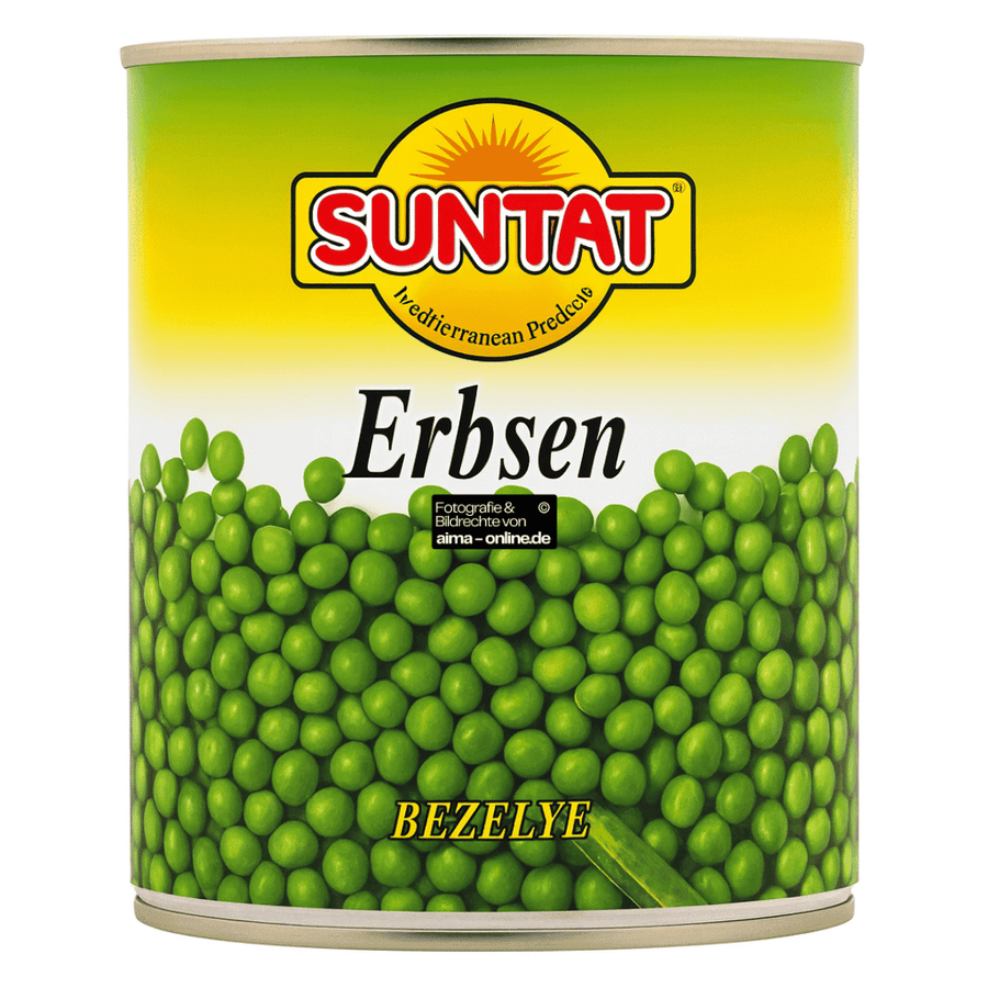 Suntat - Erbsen, Bezelye 800g