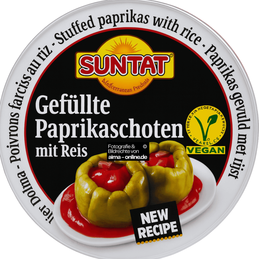Suntat - Gefüllte Paprikaschoten mit Reis, Bitkisel Sivi Yagli Biber Dolmasi 350g