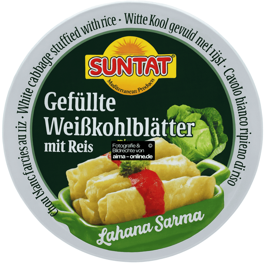 Suntat - Gefüllte Weißkohlblätter mit Reis, Lahana Sarma 425g