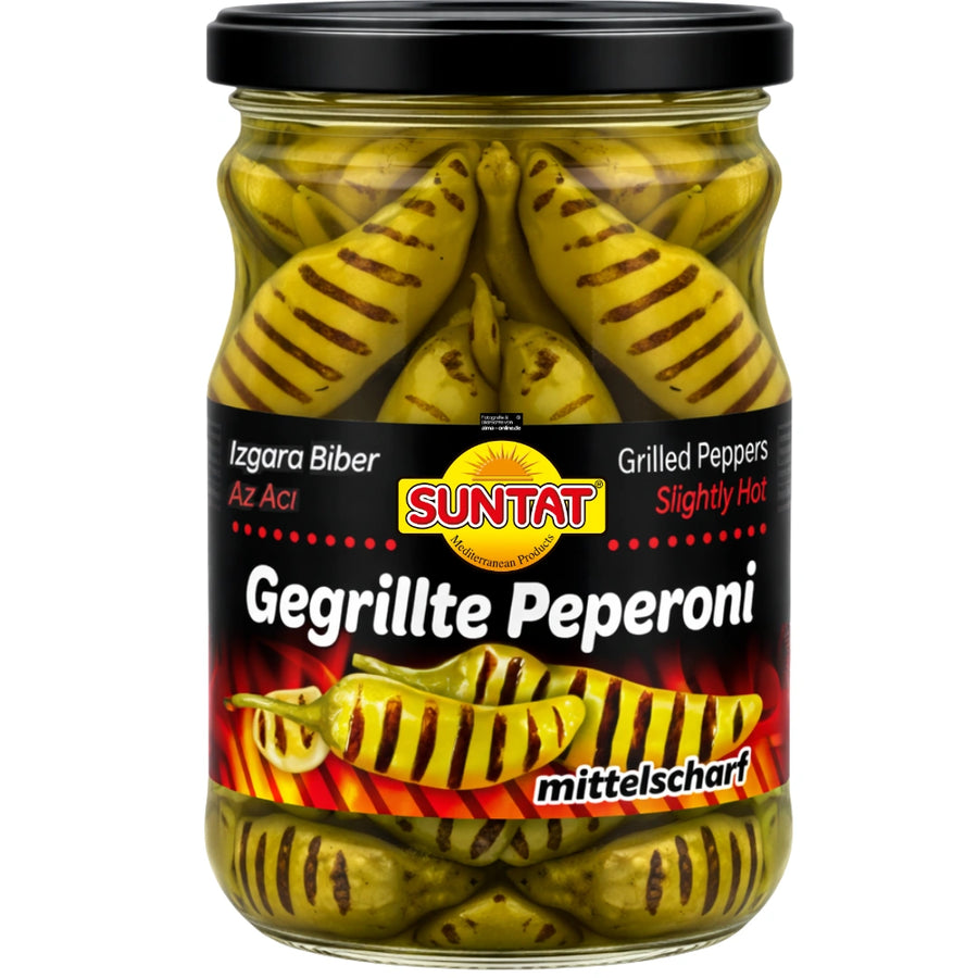 Suntat - Gegrillte Peperoni Mittelscharf, Az Acılı Izgara Biber 550g