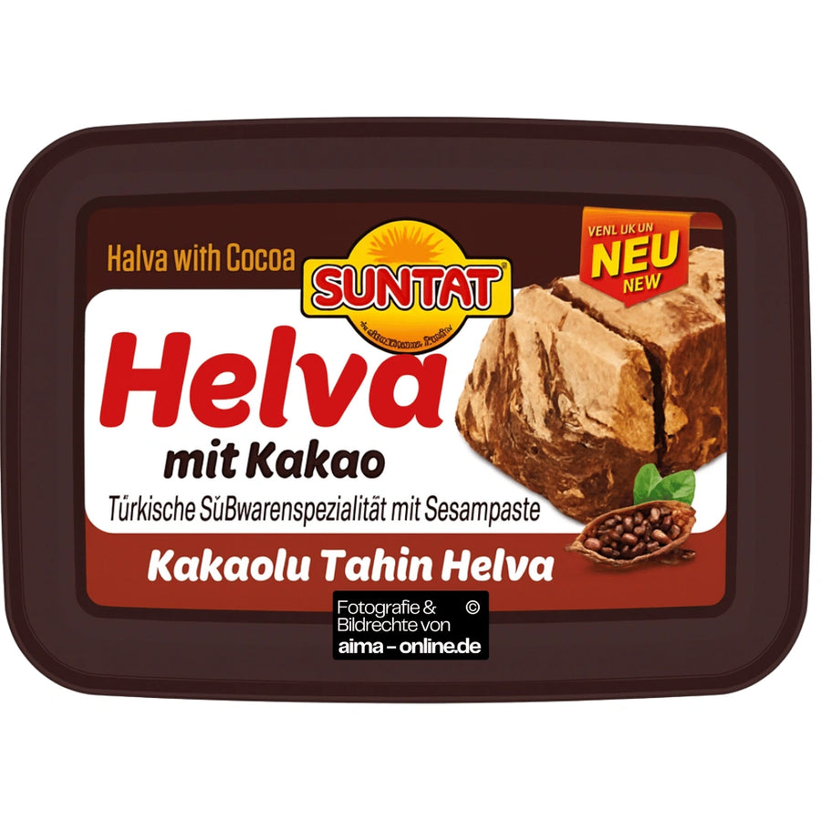 Suntat - Helva mit Kakao, Kakaolu Tahin Helva 350g