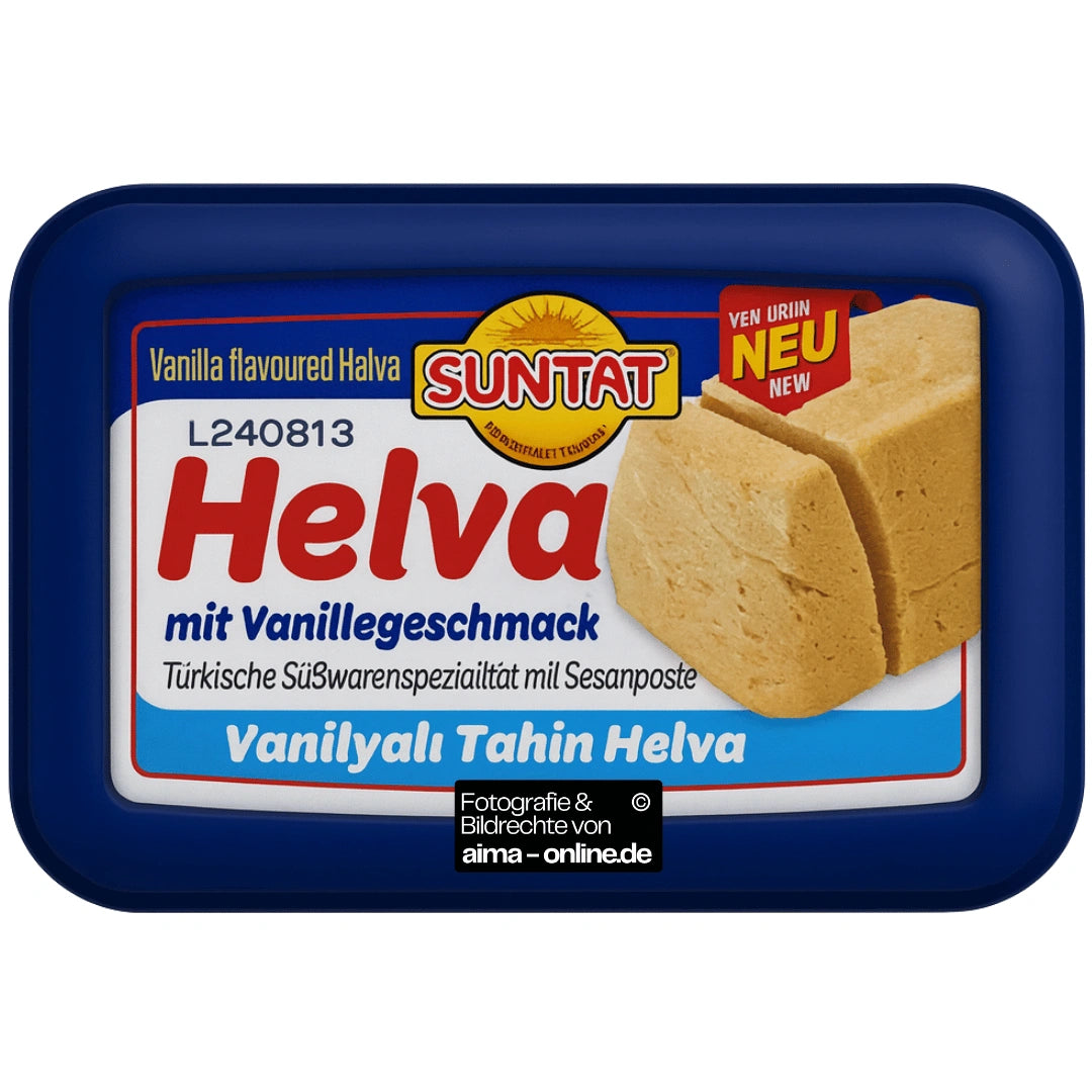 Suntat - Halva mit Vanillegeschmack, Vanilyali Tahin Helva 350g