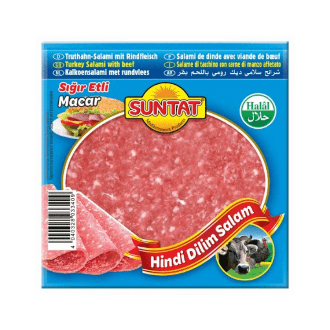 Suntat Truthahn-Salami mit Rindfleisch 200g