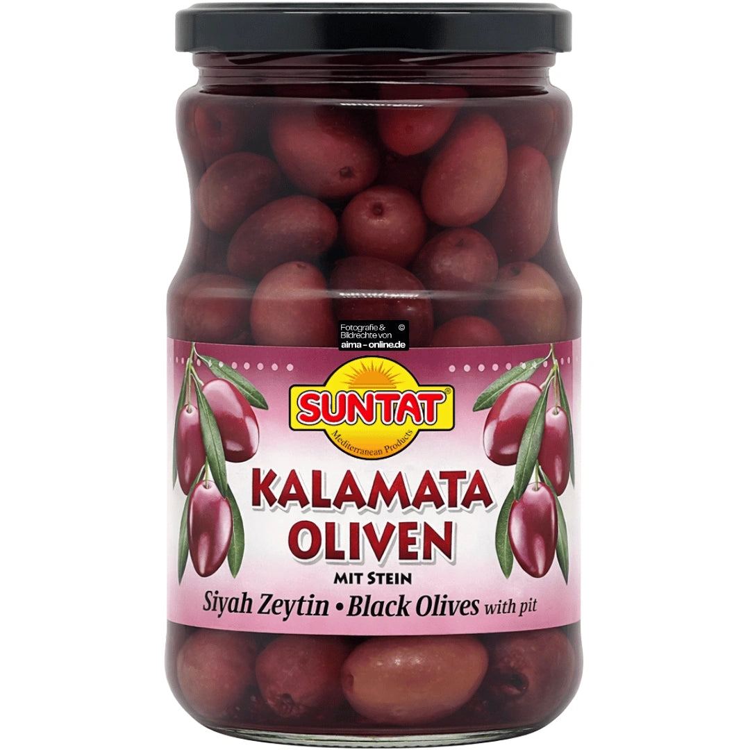 Suntat - Kalamat Siyah Zeytin, Kalamata Oliven 700g