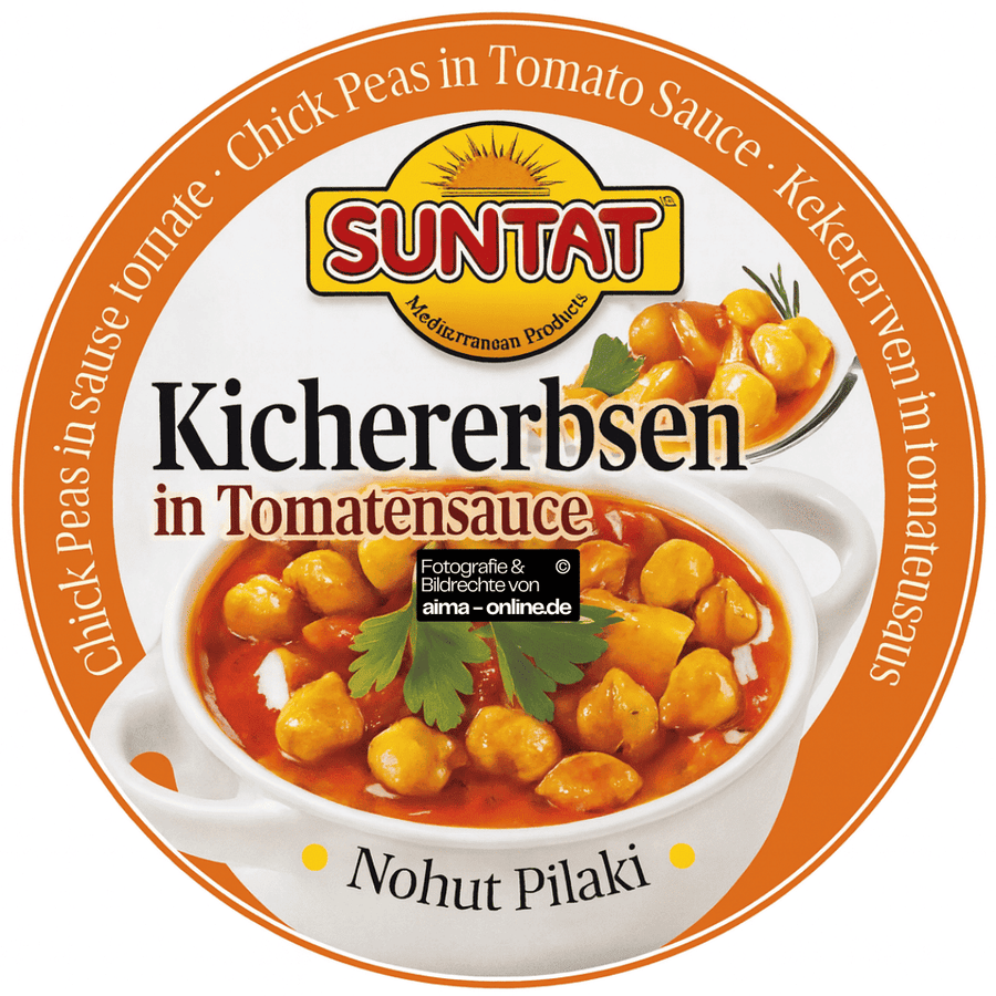 Suntat - Kichererbsen in Tomatensauce, Nohut Pilaki 400g
