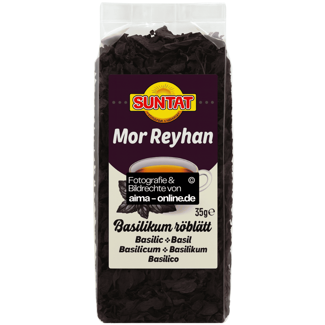 Suntat - Basilikum Rotblättrig, Mor Reyhan 35g