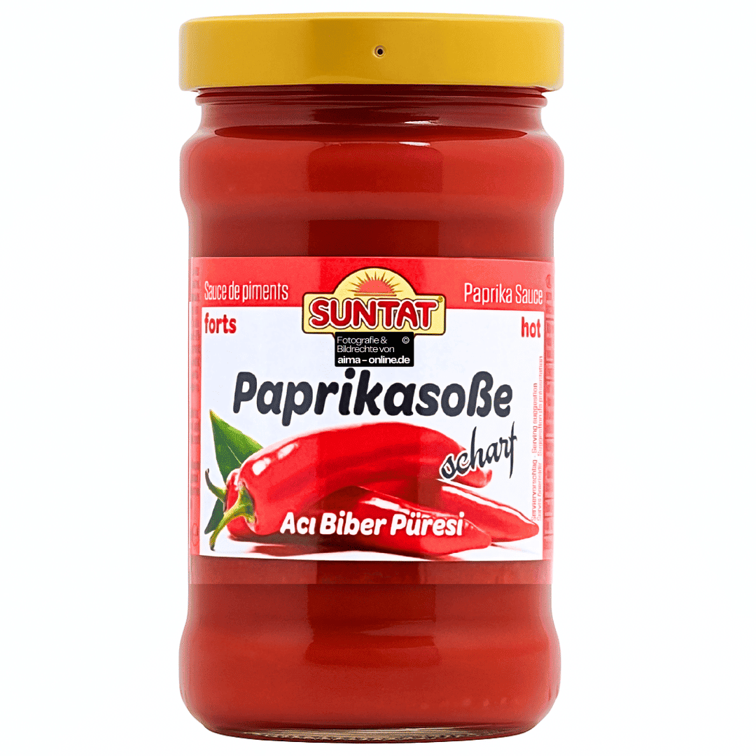 Paprikasoße in Scharf 295ml von Suntat