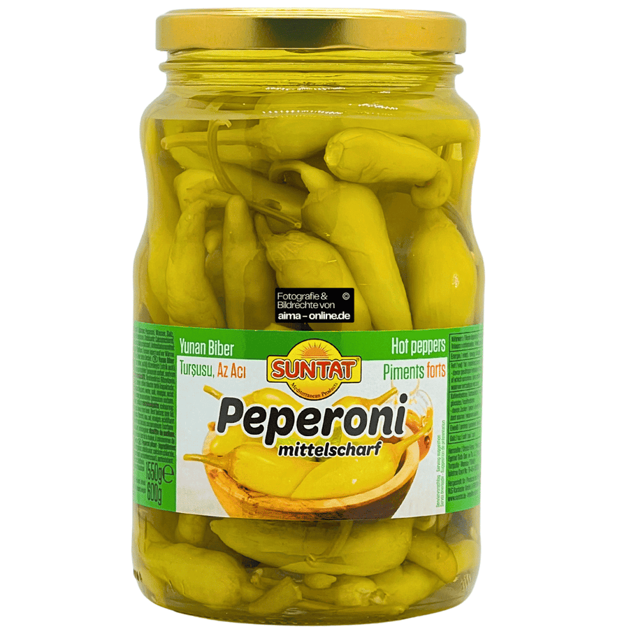 Suntat - Peperoni in Mittelscharf (Yunan Biber) 600g