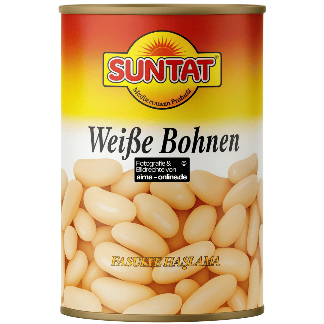 Suntat - Weiße Bohnen, Fasulye Haslama 400g