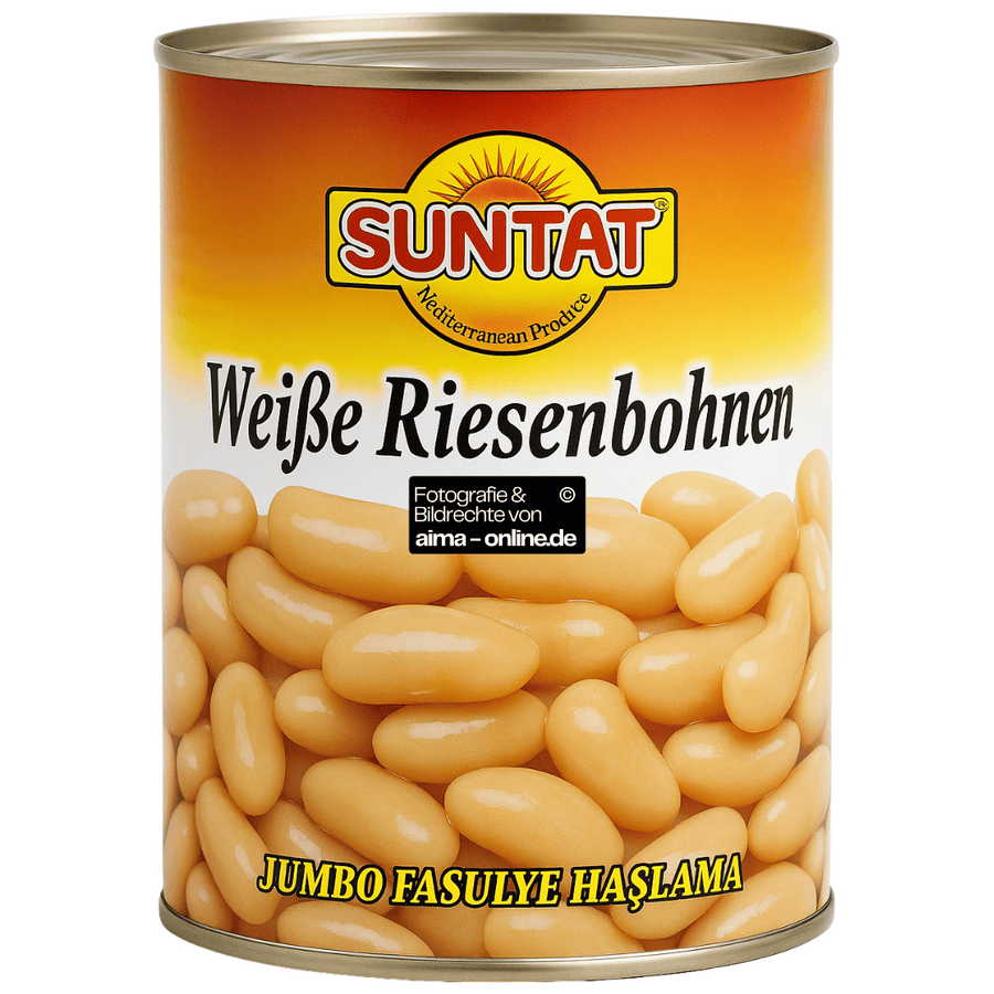 Suntat - Weiße Riesenbohnen, Jumbo Fasulye Haslama 800g