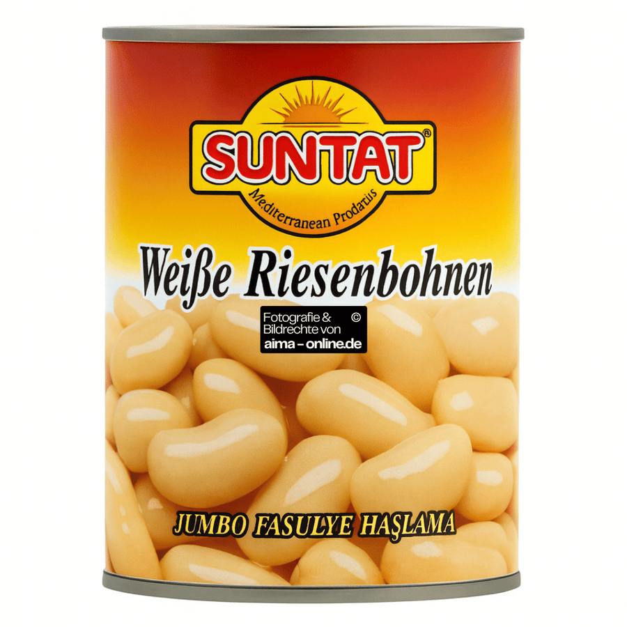Suntat - Weiße Riesenbohnen, Jumbo Fasulye Haslama 400g