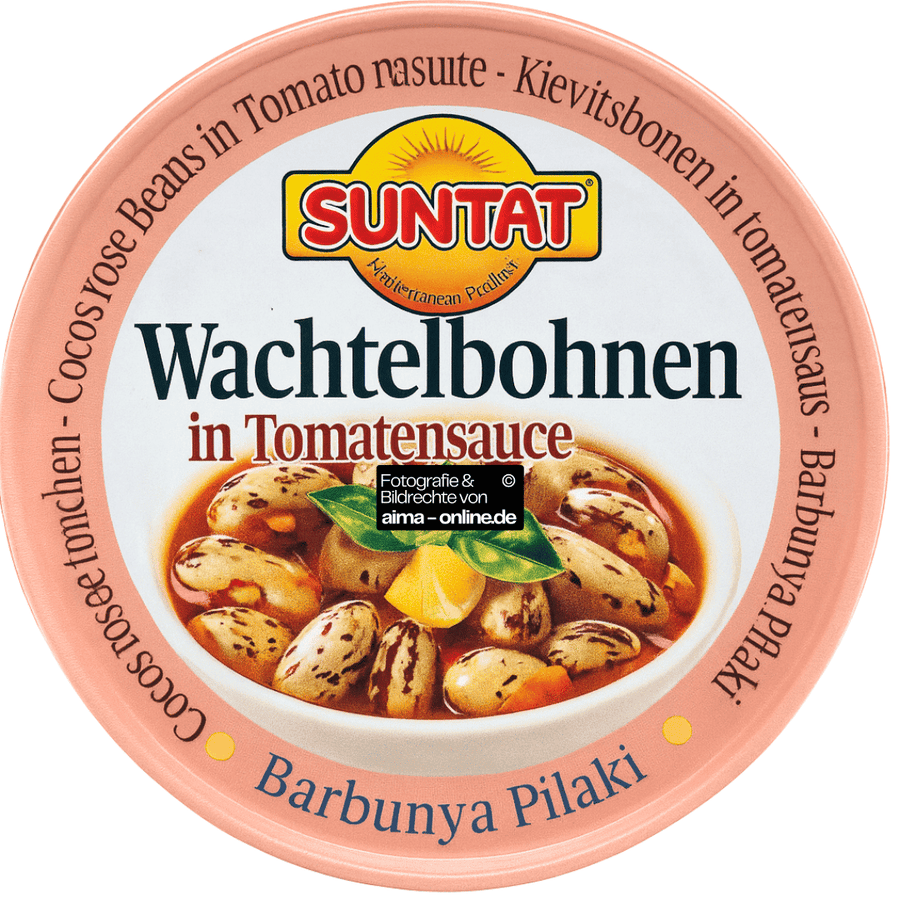 Suntat - Wachtelbohnen in Tomatensauce, Barbunya Pilaki 400g