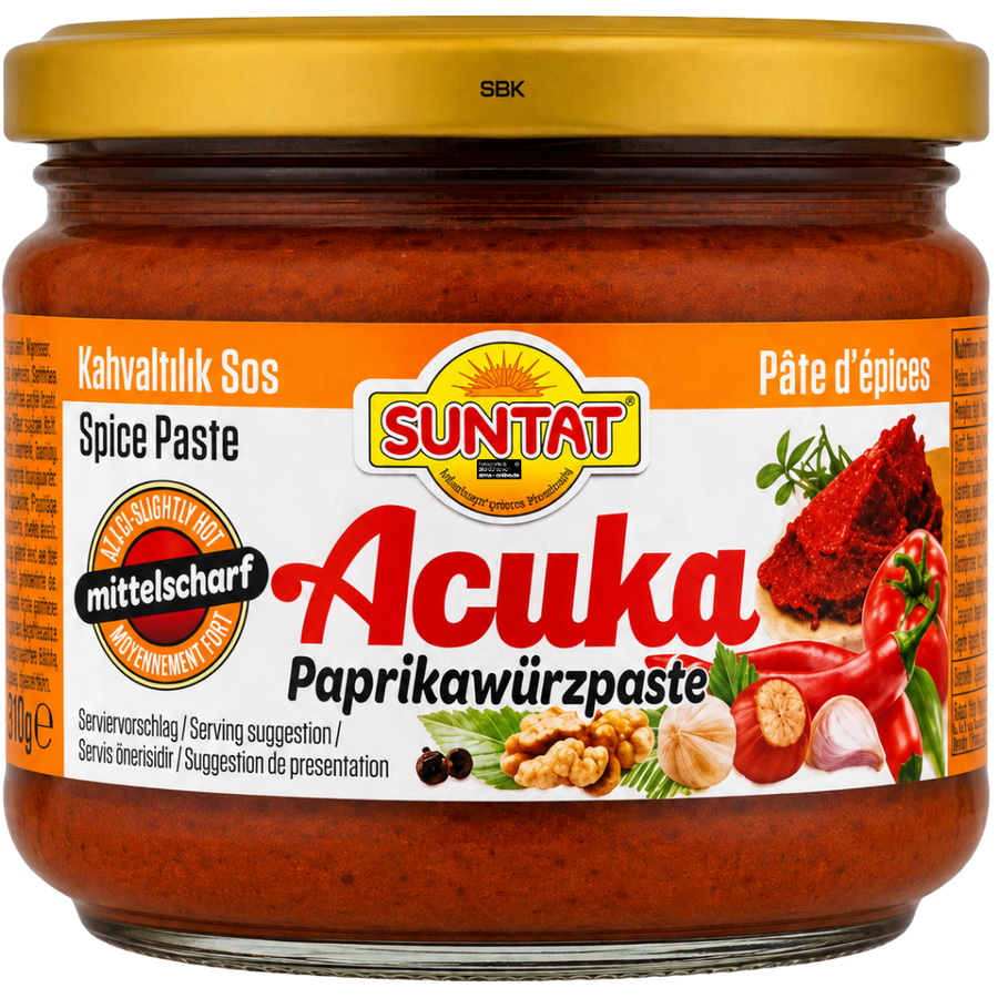 Suntat Acuka - Paprikawürzpaste mittelscharf 310g