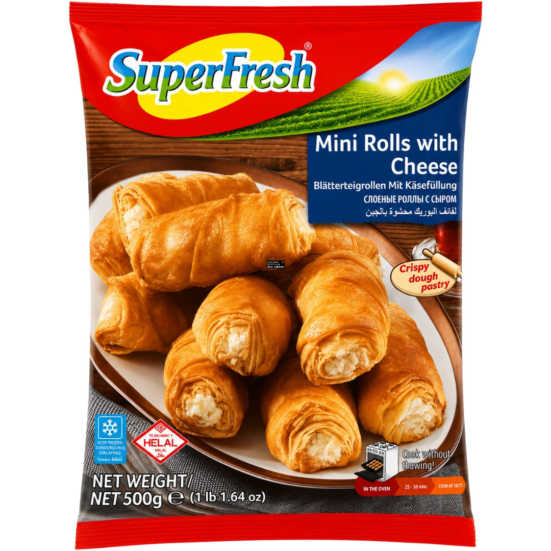 SuperFresh Blätterteigrollen mit Käsefüllung 500g