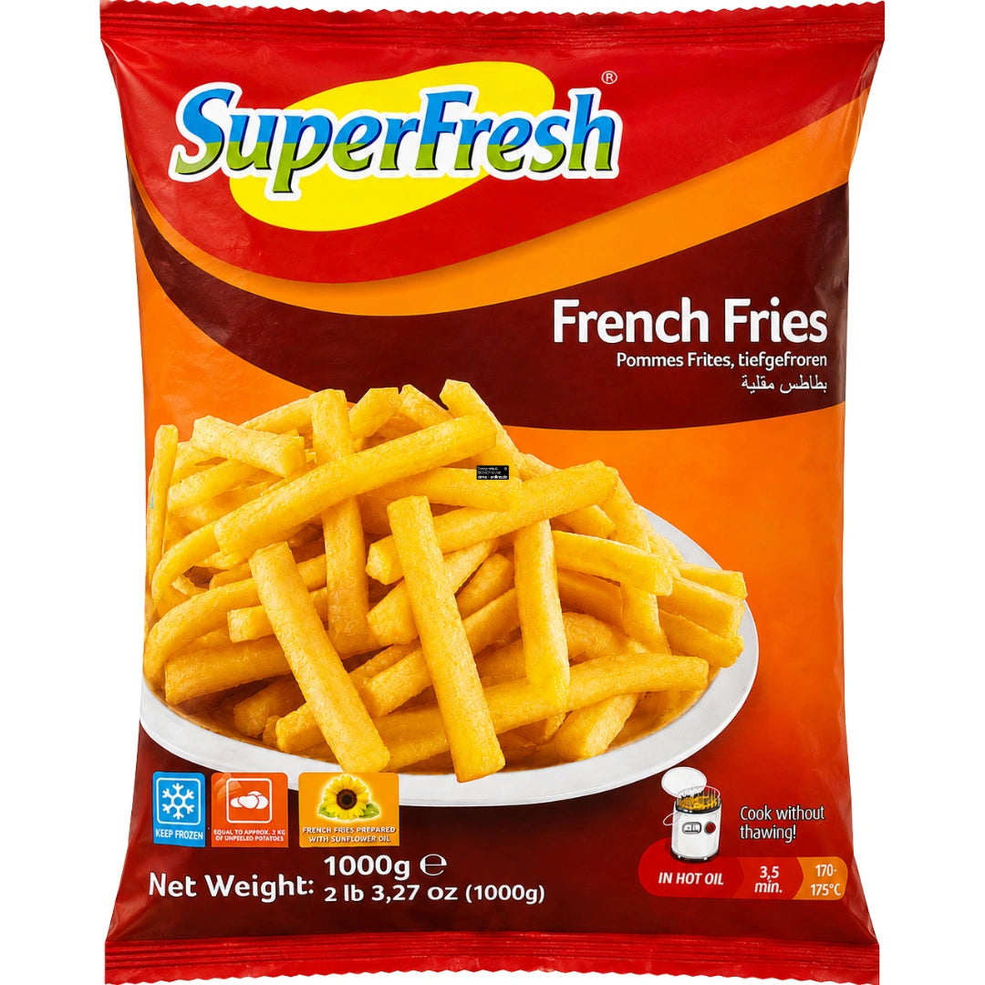 SuperFresh French Fries - Pommes 1kg