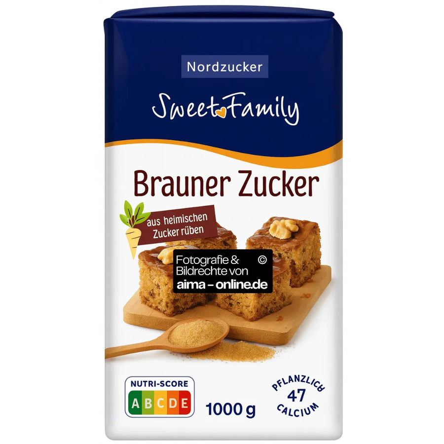 Nordzucker Sweet Family - Brauner Teezucker 500g