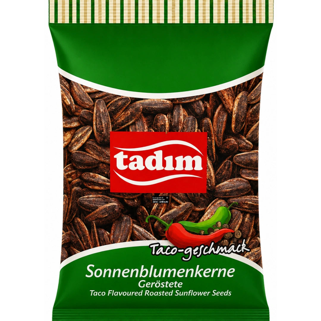 Tadım - Geröstete Sonnenblumenkerne mit Taco-Geschmack 150g