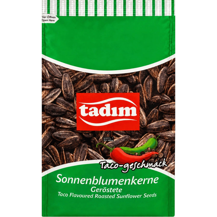 Tadım - Geröstete Sonnenblumenkerne mit Taco-Geschmack 150g