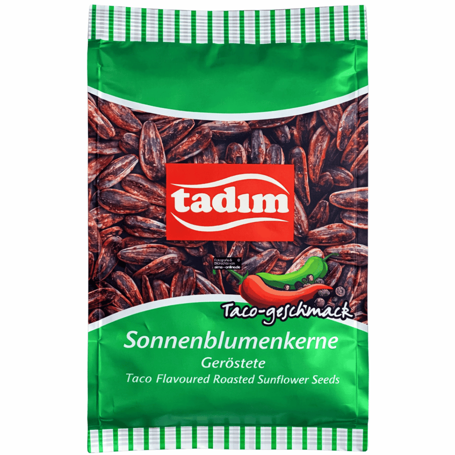 Tadim - Sonnenblumenkerne mit Taco-Geschmack 150g. Jetzt bestellen.