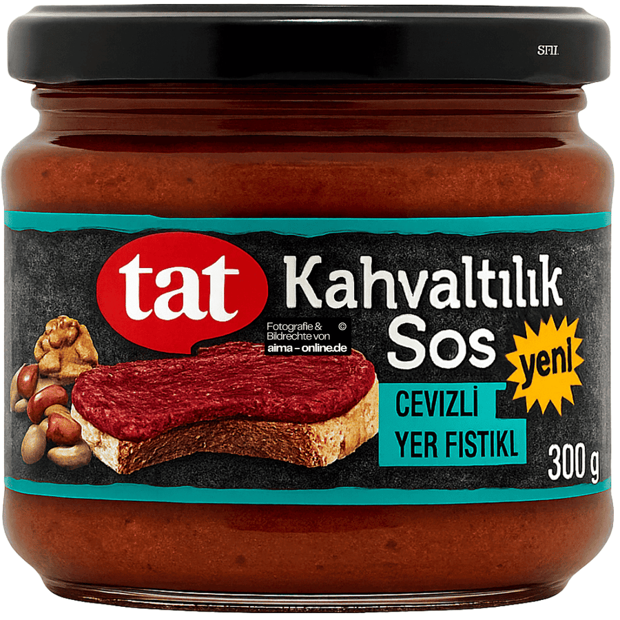 Tat - Frühstück Soße mit Walnuss und Erdnuss, Kahvaltilik Sos Cevizli ve Yer Fistikli 300g