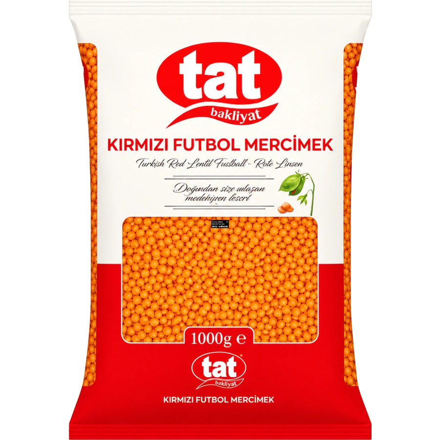 
Tat Kirmizi Futbol Mercimek - Rote Linsen 1000g