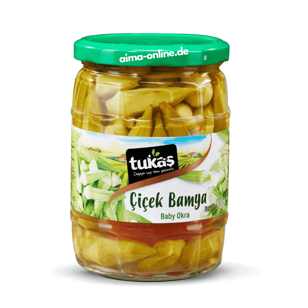 Tukaş Çiçek Bamya - Bebek Bamya 530gr