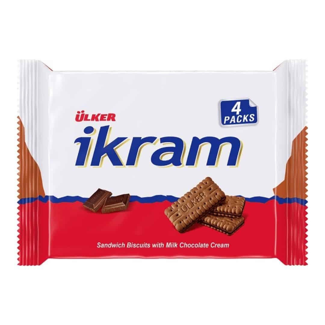 Ülker Ikram Sandvic Kakao Kremali Keks - Kekse mit Schokoladencreme 336g