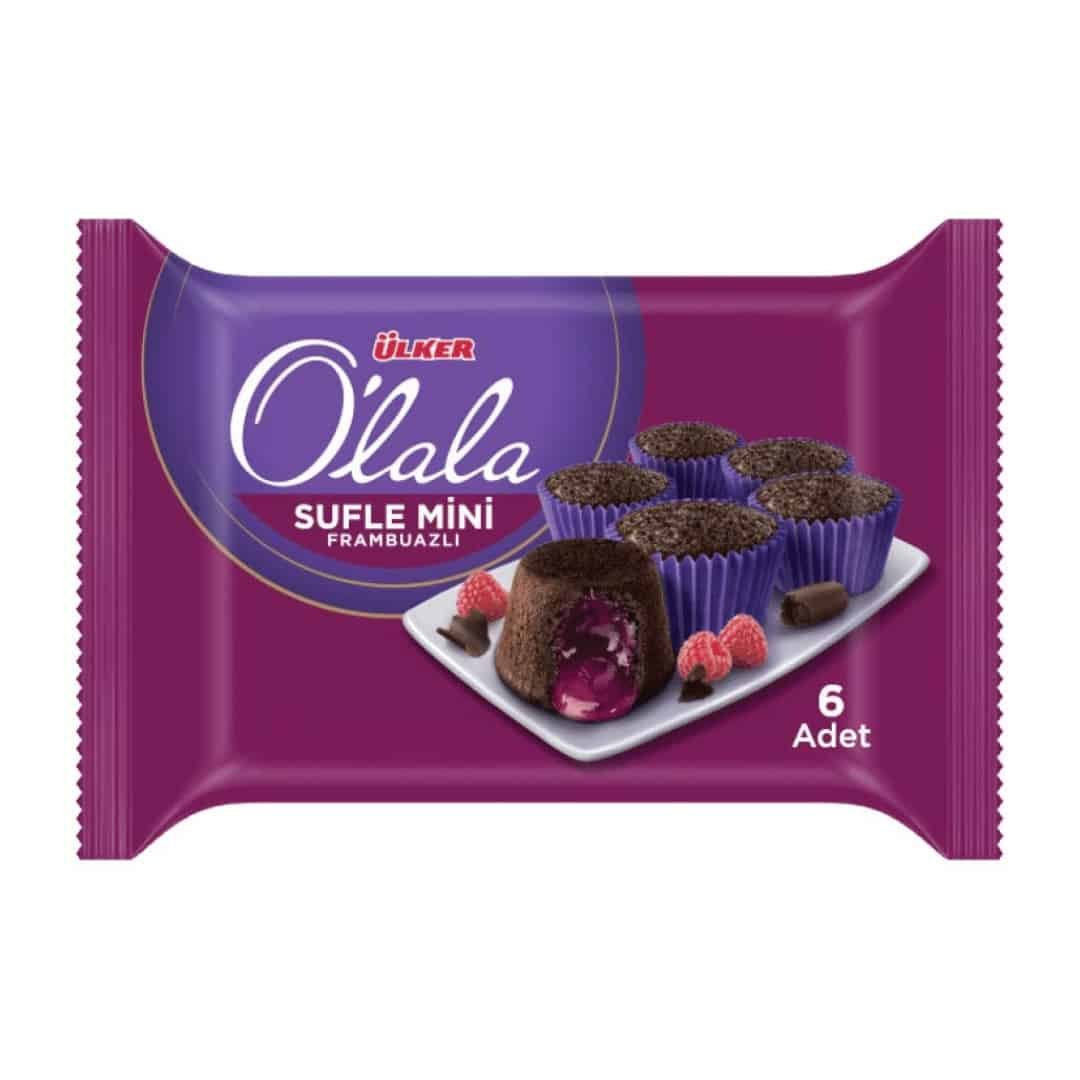 Ülker O'lala Frambuazli Sufle Mini - Mini Sufles mit Himbeerfüllung 162g