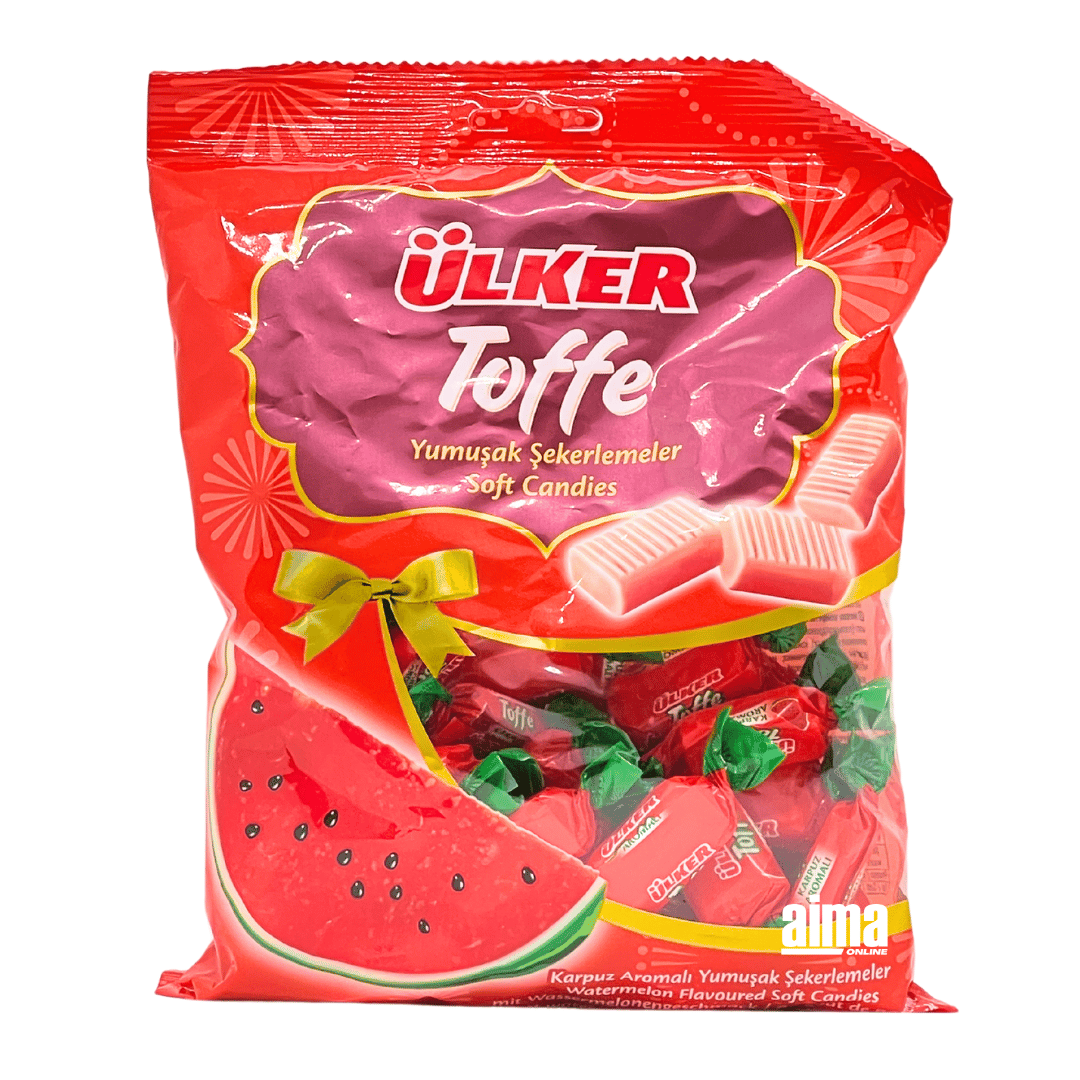 Ülker Toffe Bonbons mit Wassermelonengeschmack 225g