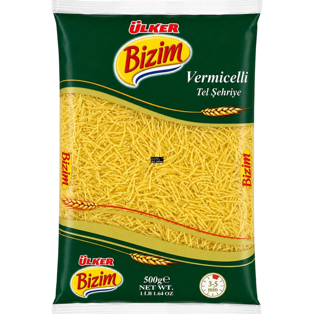 
Ülker Bizim Vermicelli Tel Sehriye 500g 