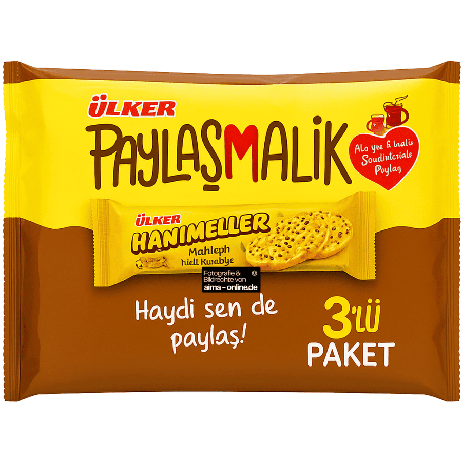 Ülker - Hanimeller Mahlepli Tuzlu Kurabiye 3er Packs 3x82g